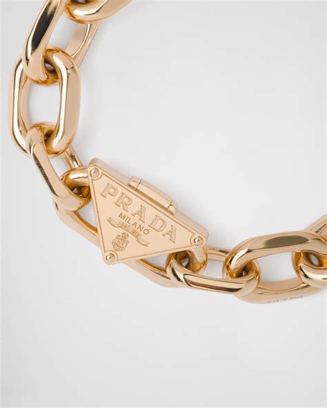 prada chain bracelet|Prada necklace for women.